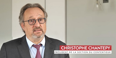 Christophe Chantepy, président de la section du contentieux du Conseil d'État
