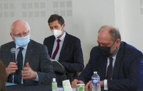 Bruno Lasserre, vice-président du Conseil d’État & Éric Dupond-Moretti, Garde des Sceaux, ministre de la Justice