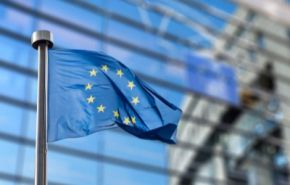 Photographie du drapeau de l'UE