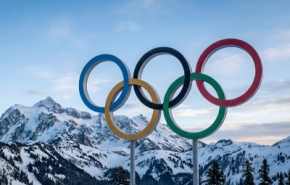 Photographie du logo des Jeux Olympiques
